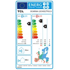 TCL Ocarina 12CHSD/TPG11IN Κλιματιστικό Inverter 12000 BTU A++/A+ με WiFi TCL Ocarina 12CHSD/TPG11IN Κλιματιστικό Inverter 12000 BTU A++/A+ με WiFi